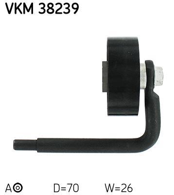 Galet tendeur de courroie d'accessoire SKF ref. VKM 38239